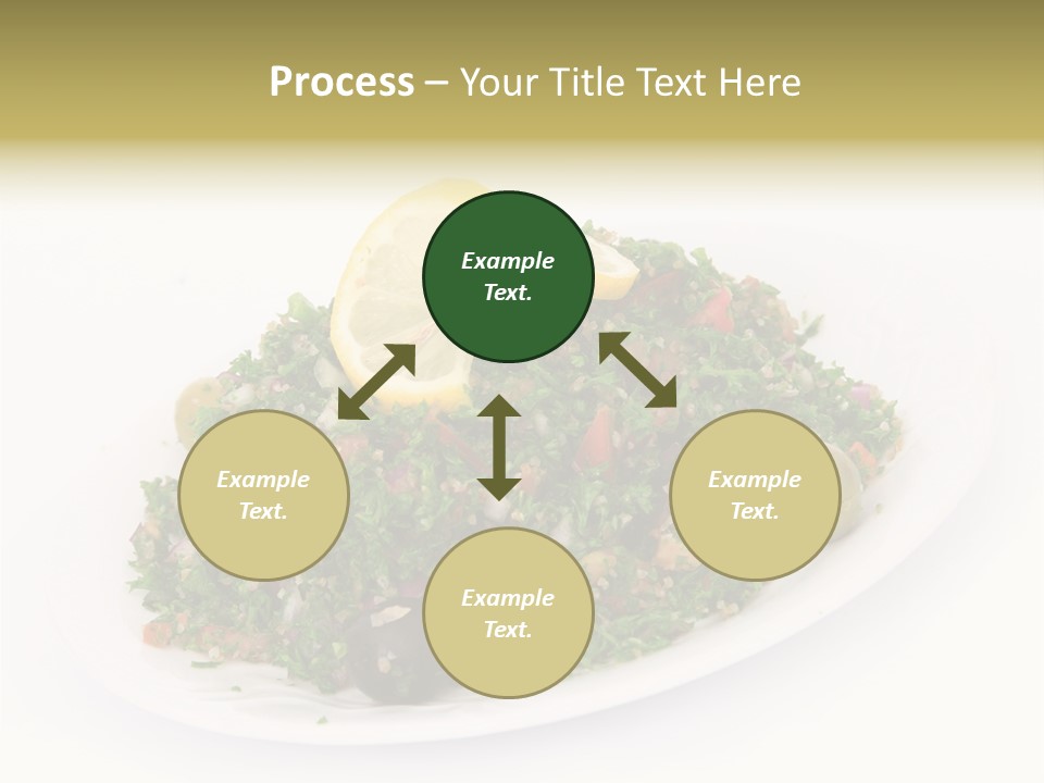 Delicious Lebanese Fork PowerPoint Template
