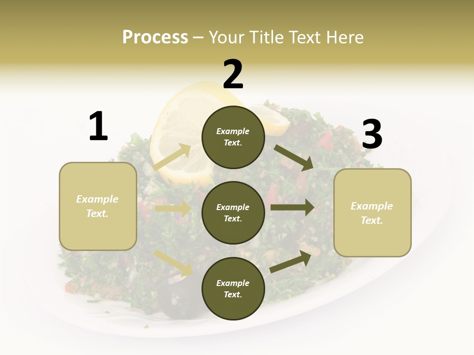 Delicious Lebanese Fork PowerPoint Template