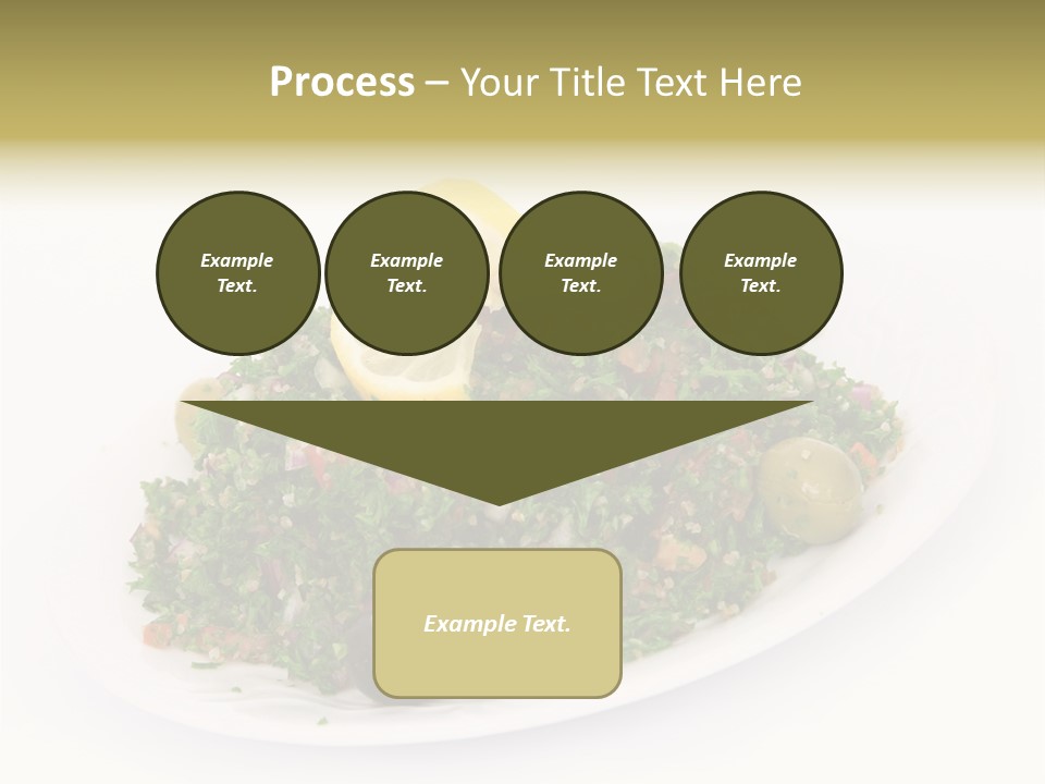 Delicious Lebanese Fork PowerPoint Template