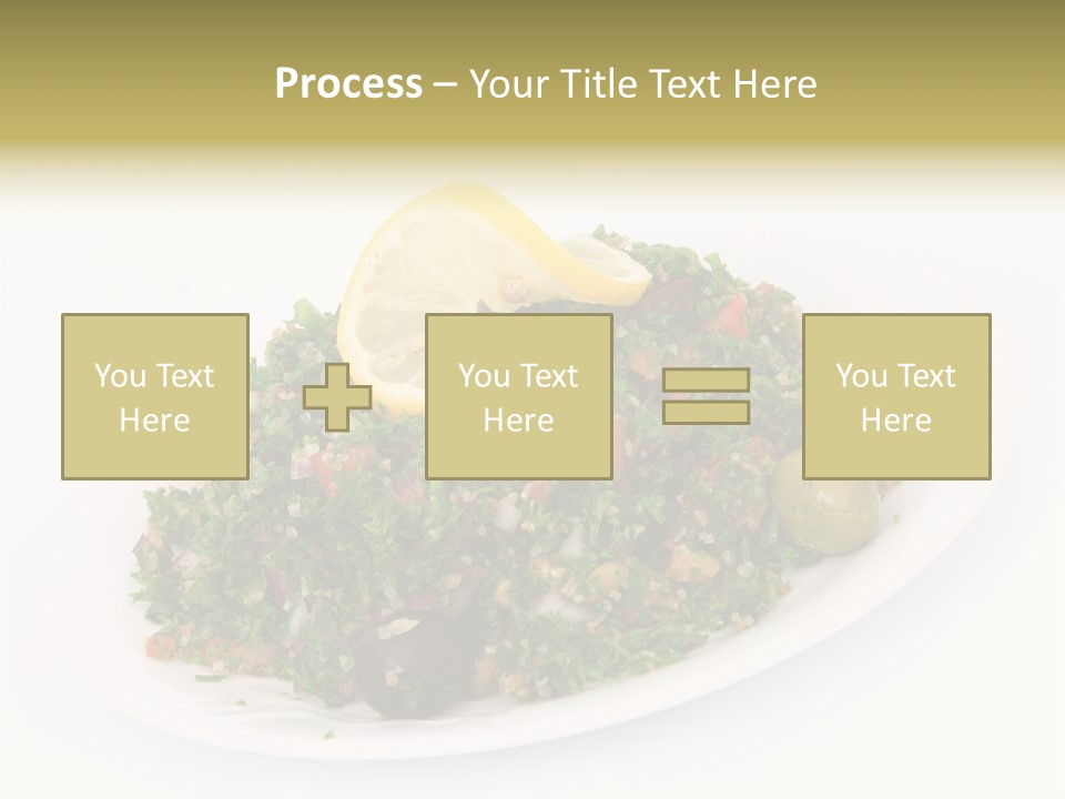 Delicious Lebanese Fork PowerPoint Template