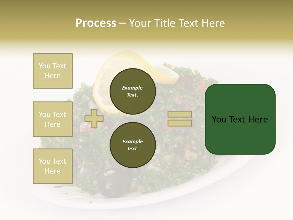 Delicious Lebanese Fork PowerPoint Template