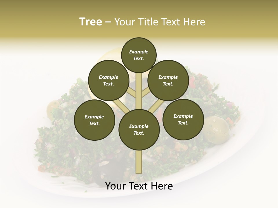 Delicious Lebanese Fork PowerPoint Template
