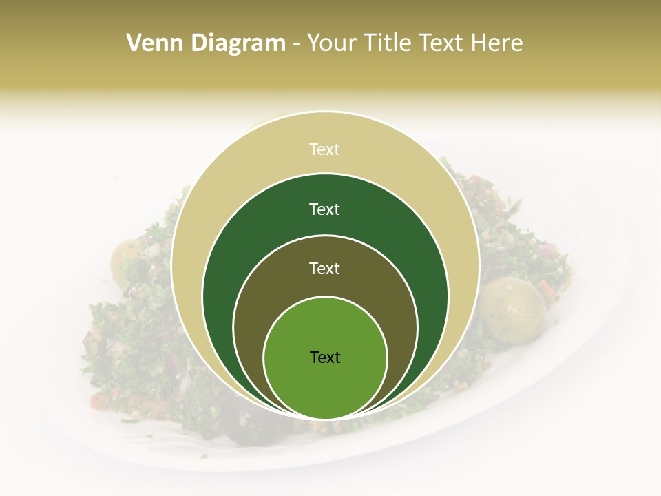 Delicious Lebanese Fork PowerPoint Template