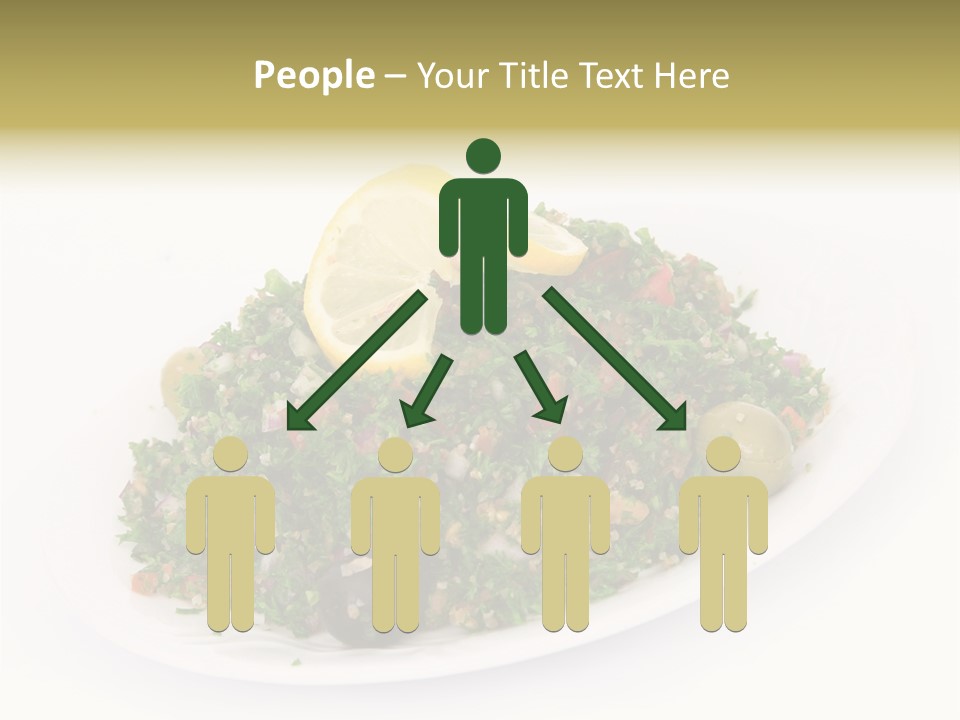 Delicious Lebanese Fork PowerPoint Template