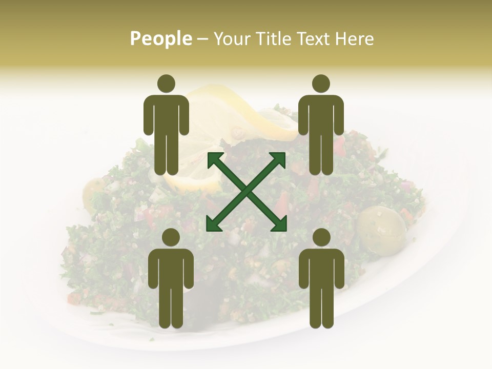 Delicious Lebanese Fork PowerPoint Template