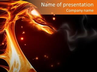 Heat Magic Rage PowerPoint Template
