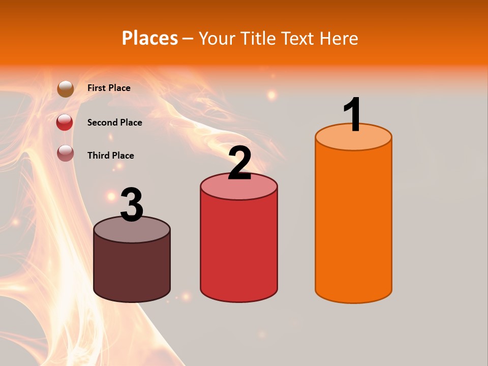 Heat Magic Rage PowerPoint Template