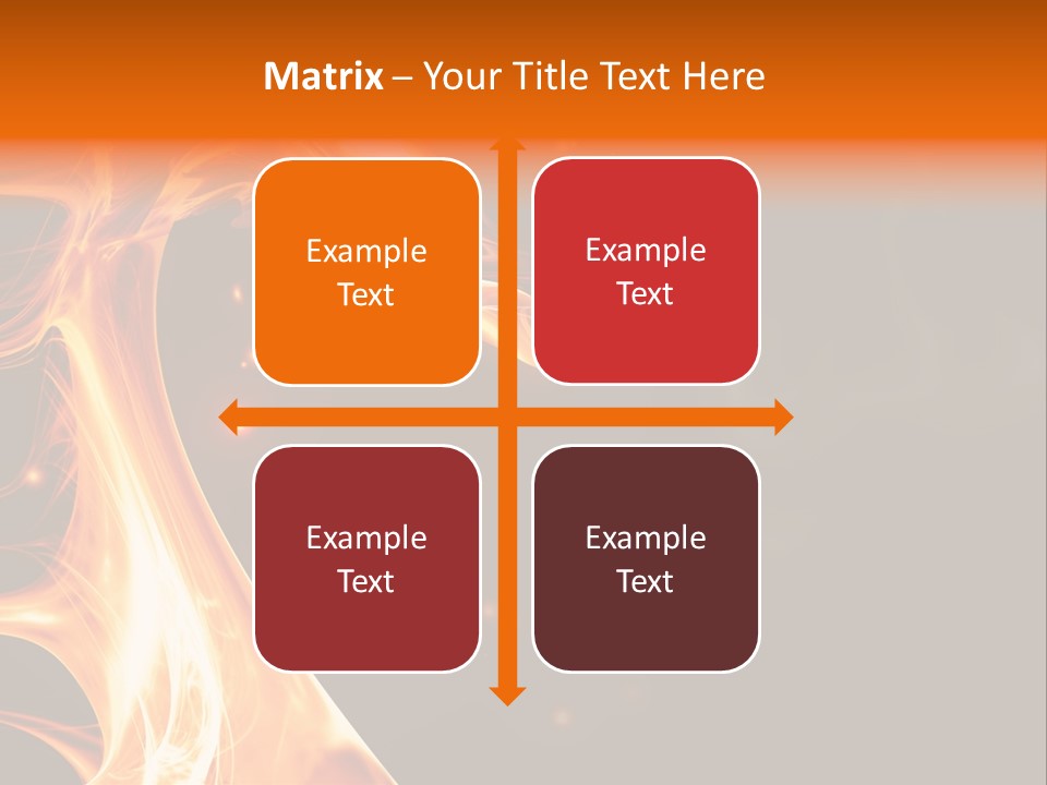 Heat Magic Rage PowerPoint Template