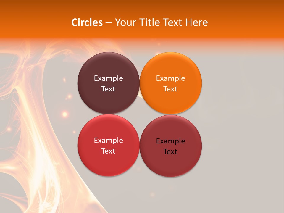 Heat Magic Rage PowerPoint Template