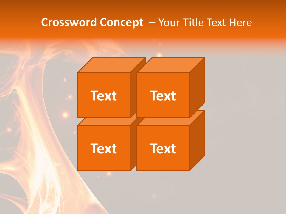 Heat Magic Rage PowerPoint Template