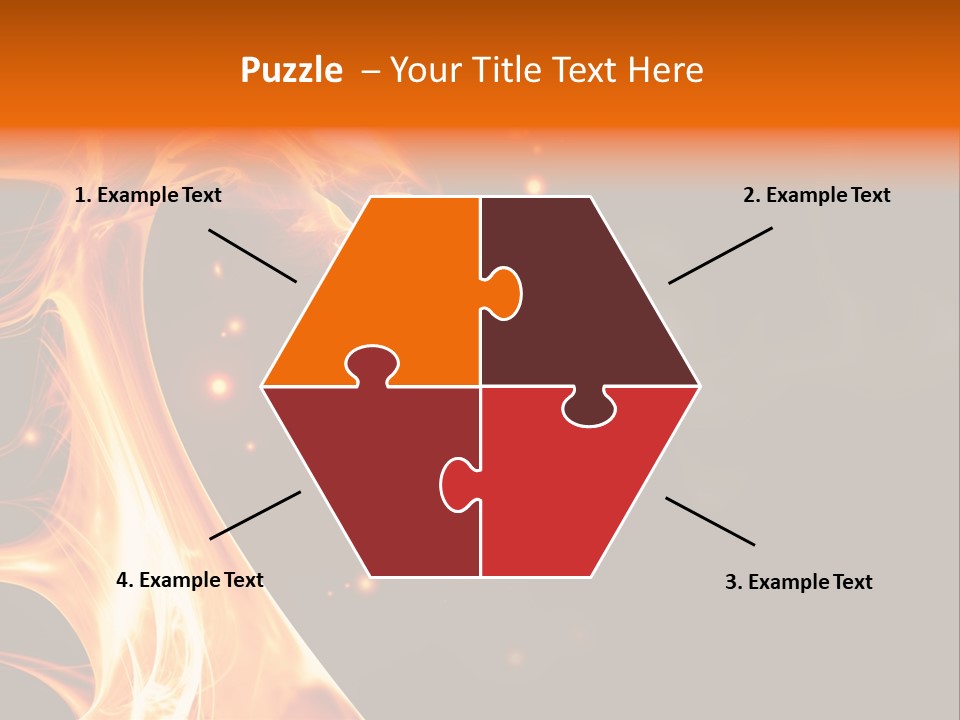 Heat Magic Rage PowerPoint Template