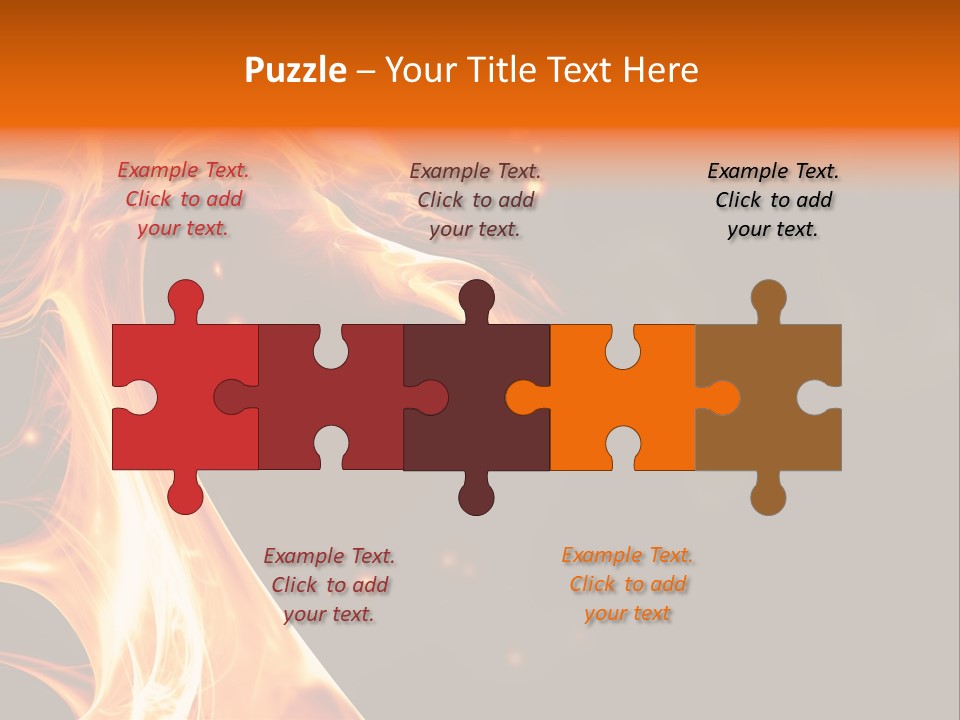 Heat Magic Rage PowerPoint Template