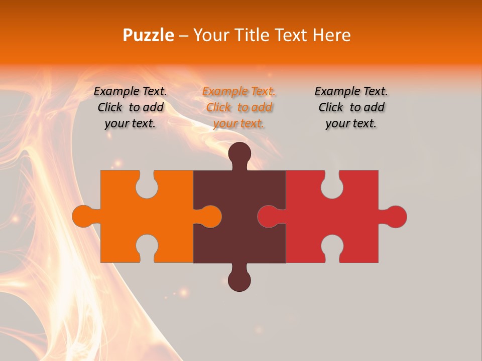 Heat Magic Rage PowerPoint Template