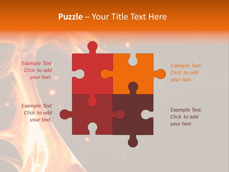 Heat Magic Rage PowerPoint Template