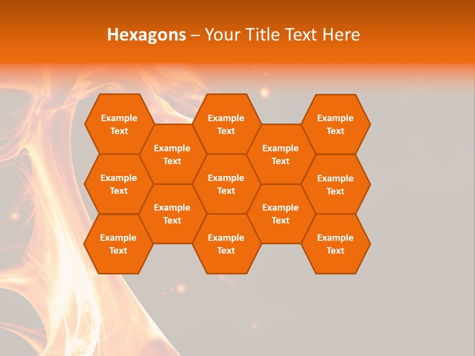Heat Magic Rage PowerPoint Template