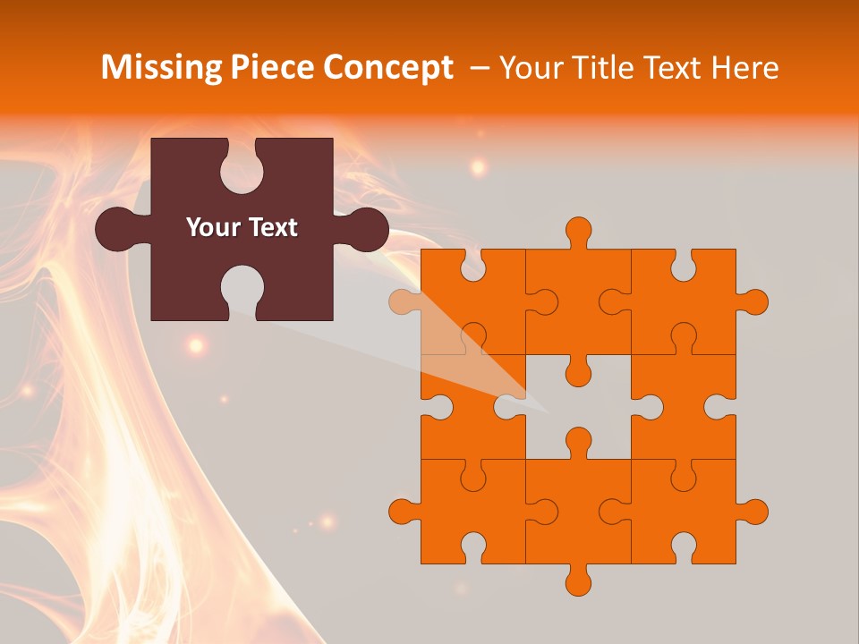 Heat Magic Rage PowerPoint Template