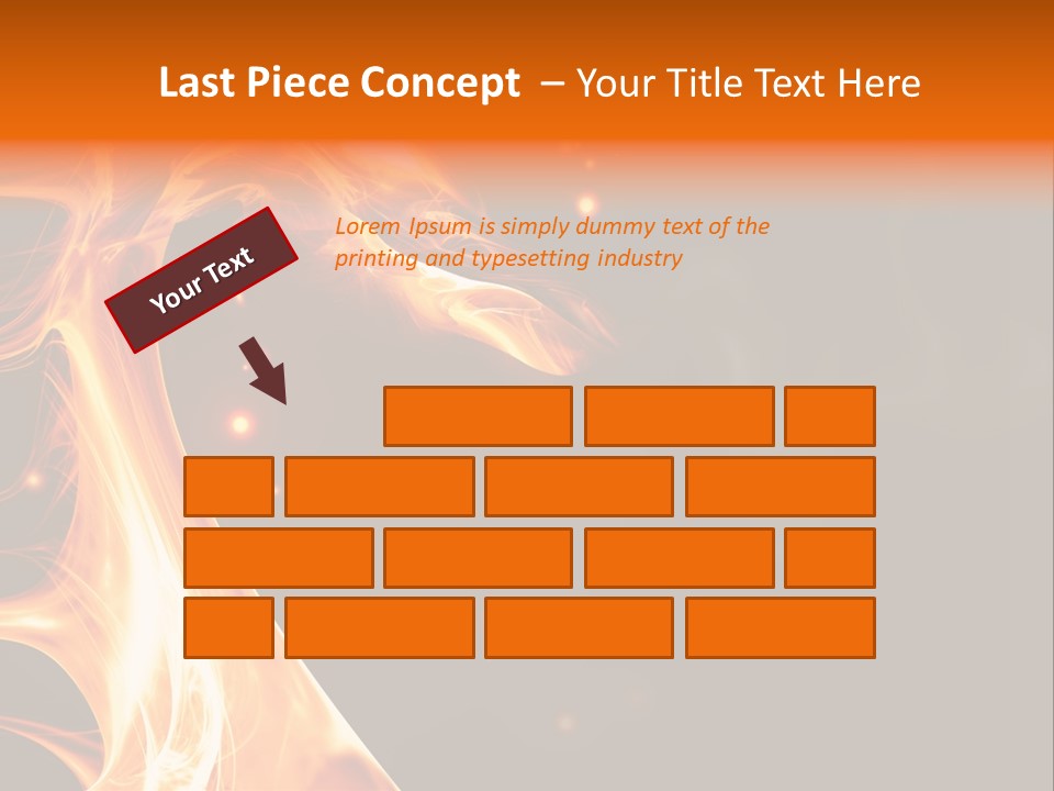 Heat Magic Rage PowerPoint Template