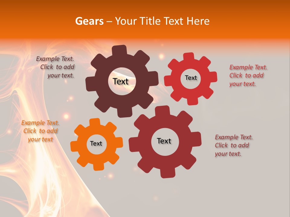 Heat Magic Rage PowerPoint Template