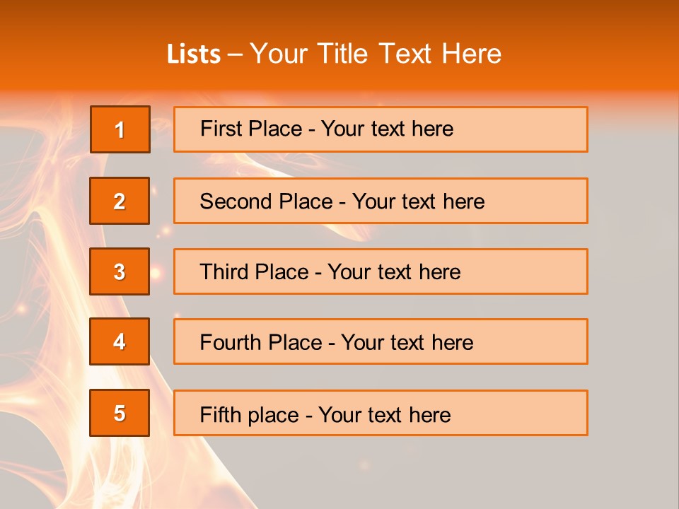Heat Magic Rage PowerPoint Template