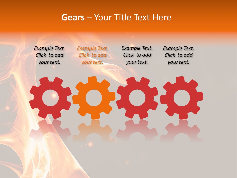 Heat Magic Rage PowerPoint Template