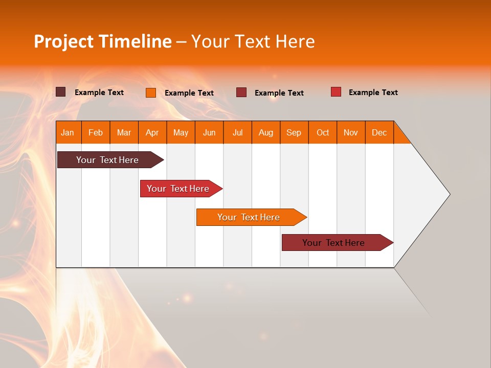 Heat Magic Rage PowerPoint Template