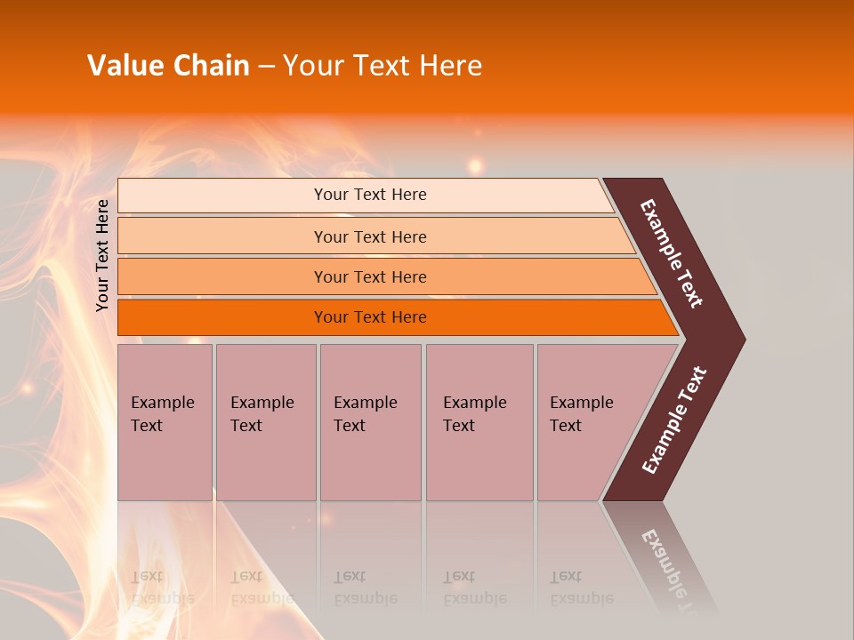 Heat Magic Rage PowerPoint Template