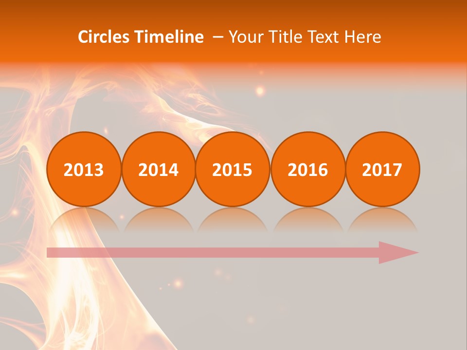 Heat Magic Rage PowerPoint Template