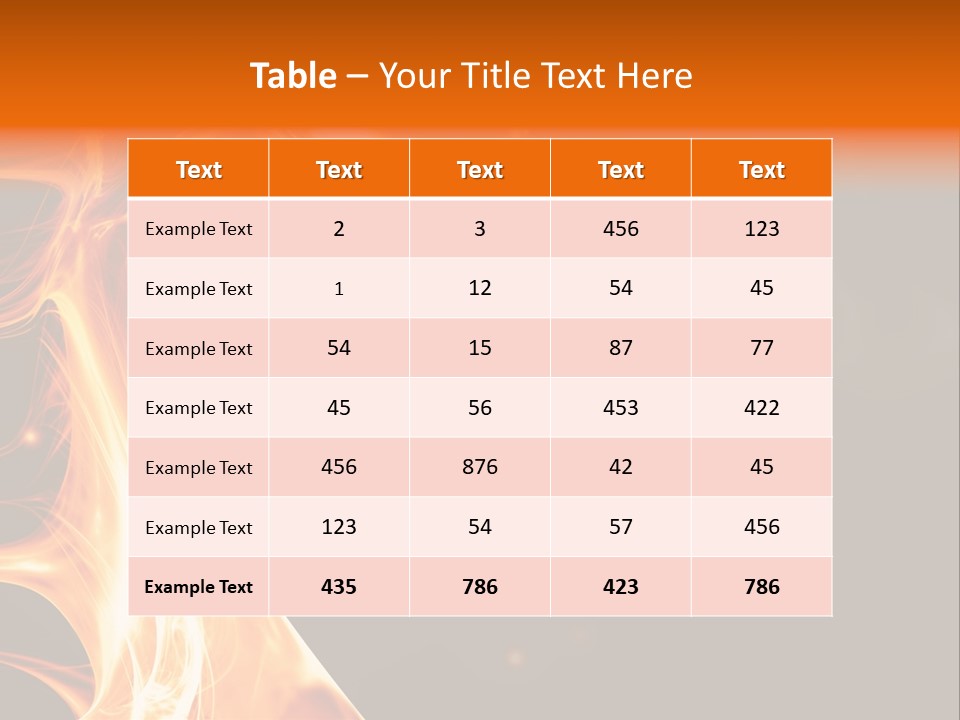 Heat Magic Rage PowerPoint Template