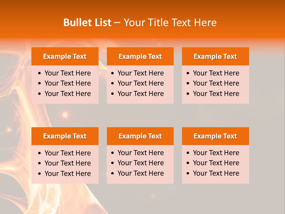 Heat Magic Rage PowerPoint Template