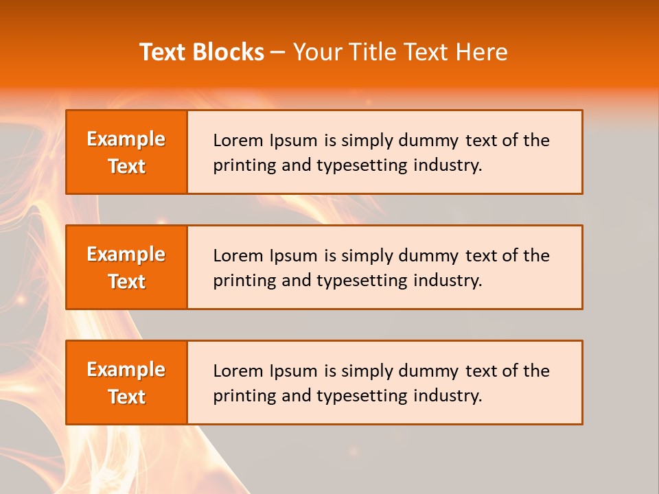 Heat Magic Rage PowerPoint Template