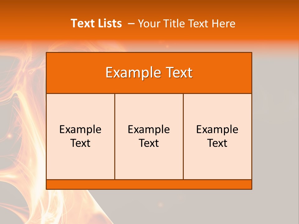 Heat Magic Rage PowerPoint Template