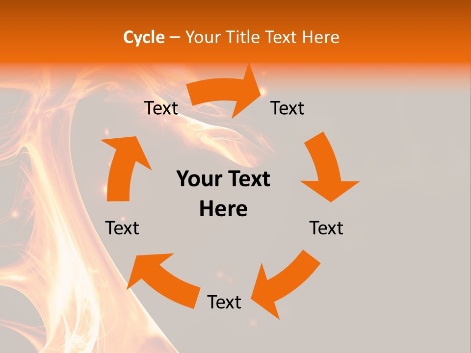 Heat Magic Rage PowerPoint Template