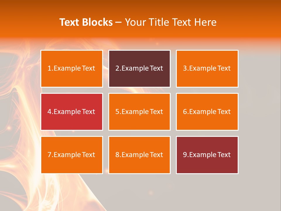 Heat Magic Rage PowerPoint Template