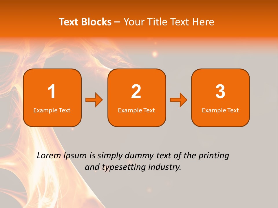 Heat Magic Rage PowerPoint Template