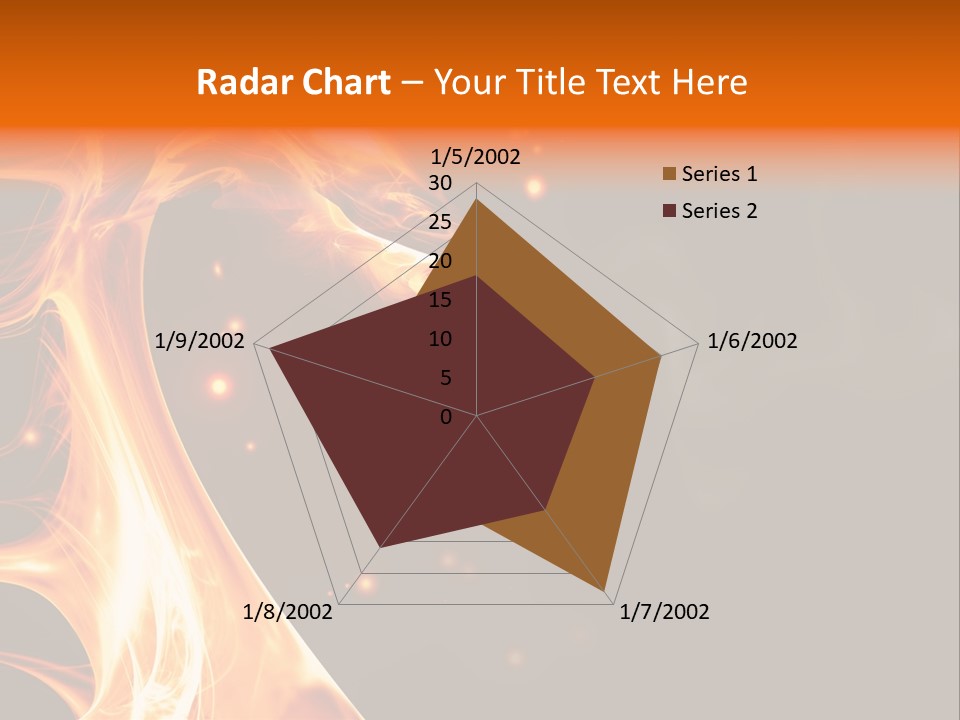 Heat Magic Rage PowerPoint Template