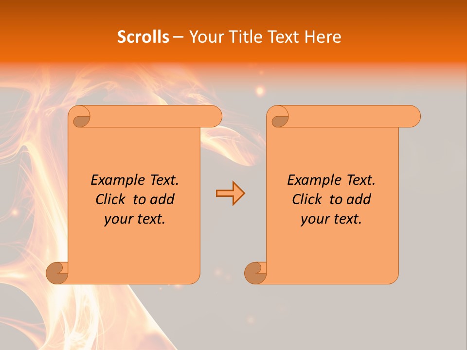 Heat Magic Rage PowerPoint Template