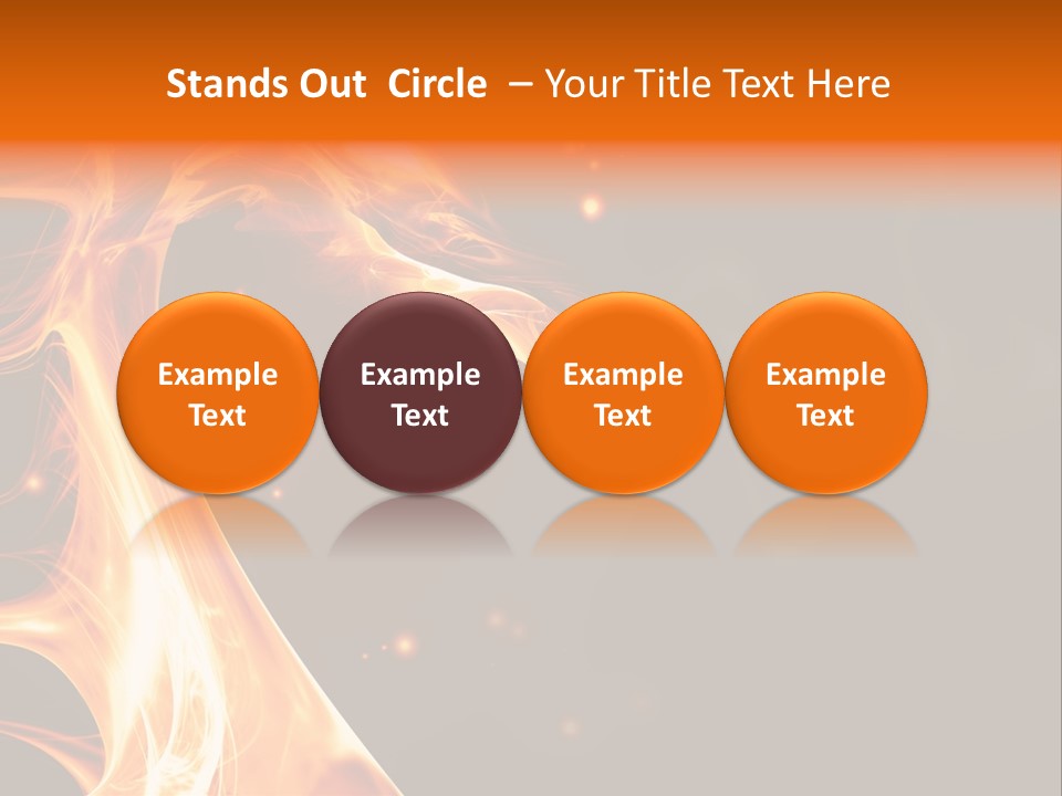 Heat Magic Rage PowerPoint Template