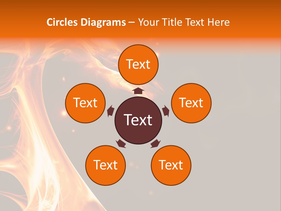 Heat Magic Rage PowerPoint Template