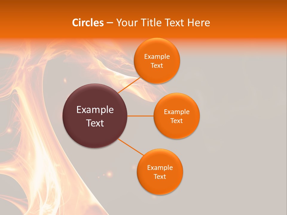 Heat Magic Rage PowerPoint Template