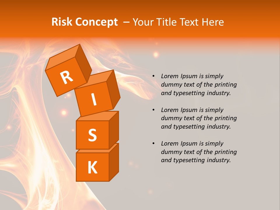 Heat Magic Rage PowerPoint Template