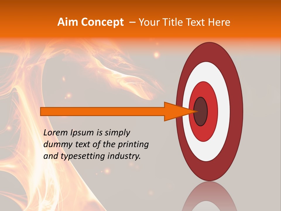 Heat Magic Rage PowerPoint Template