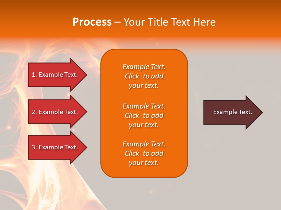 Heat Magic Rage PowerPoint Template