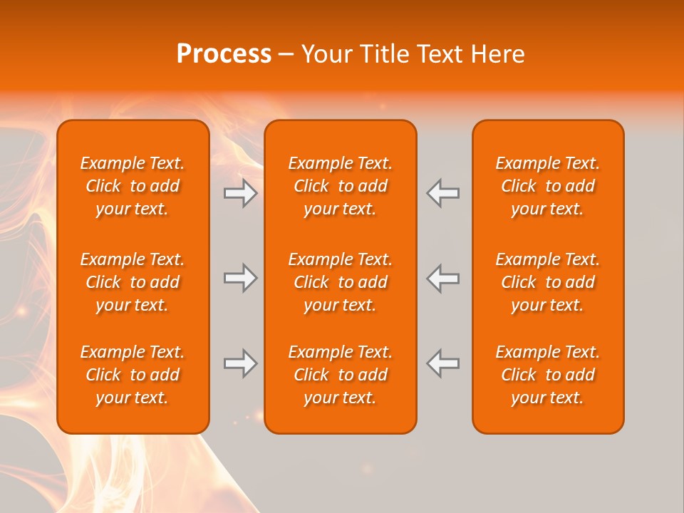 Heat Magic Rage PowerPoint Template