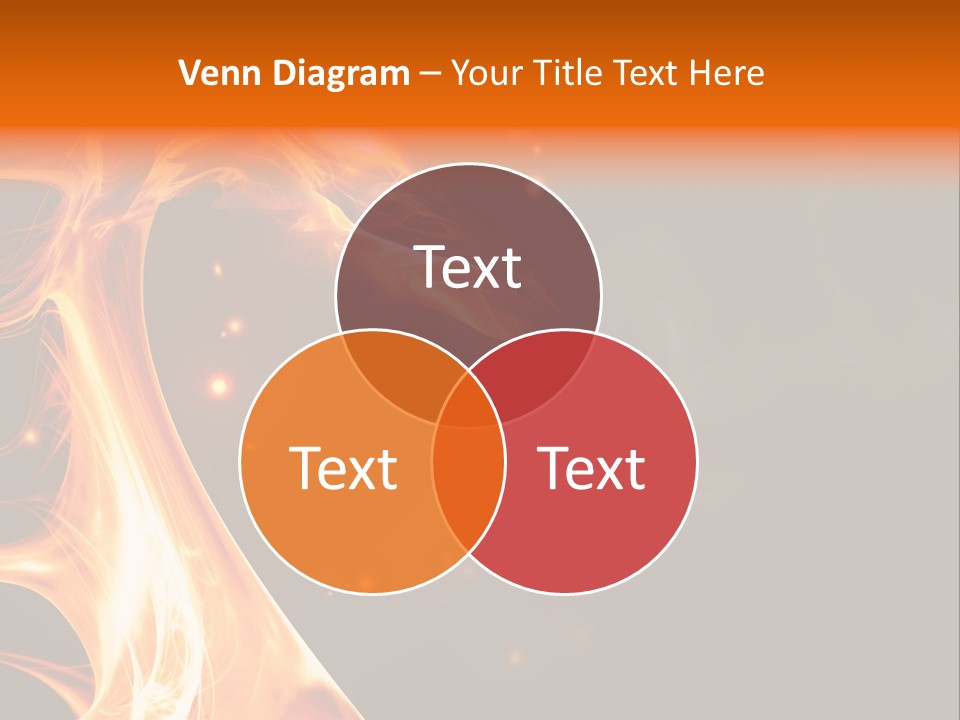 Heat Magic Rage PowerPoint Template