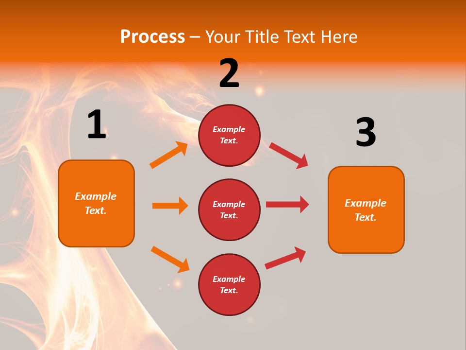 Heat Magic Rage PowerPoint Template