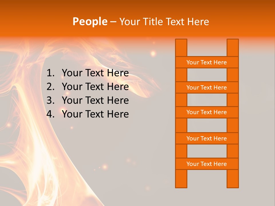 Heat Magic Rage PowerPoint Template