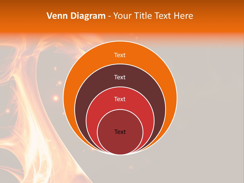 Heat Magic Rage PowerPoint Template