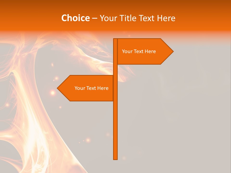 Heat Magic Rage PowerPoint Template