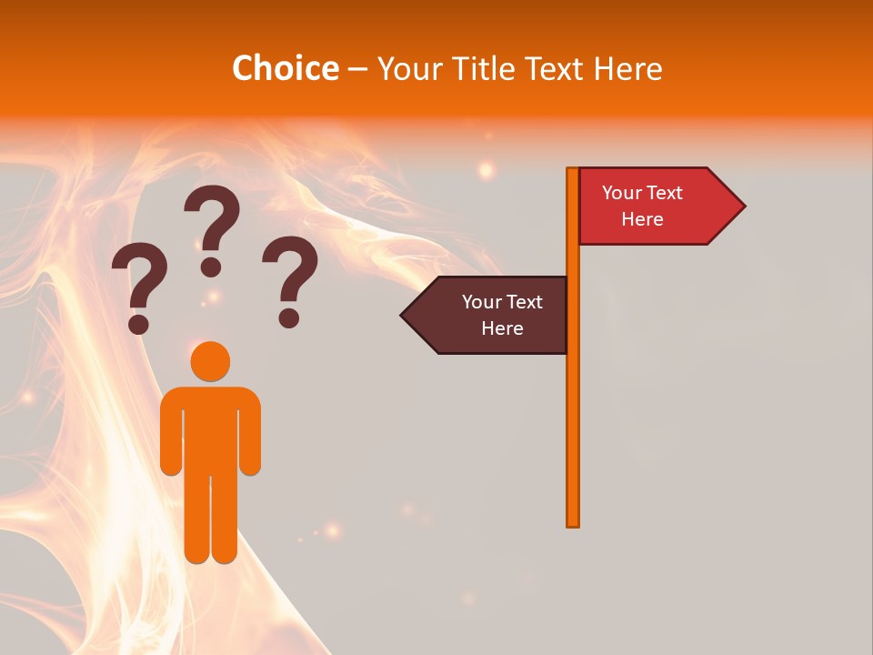 Heat Magic Rage PowerPoint Template