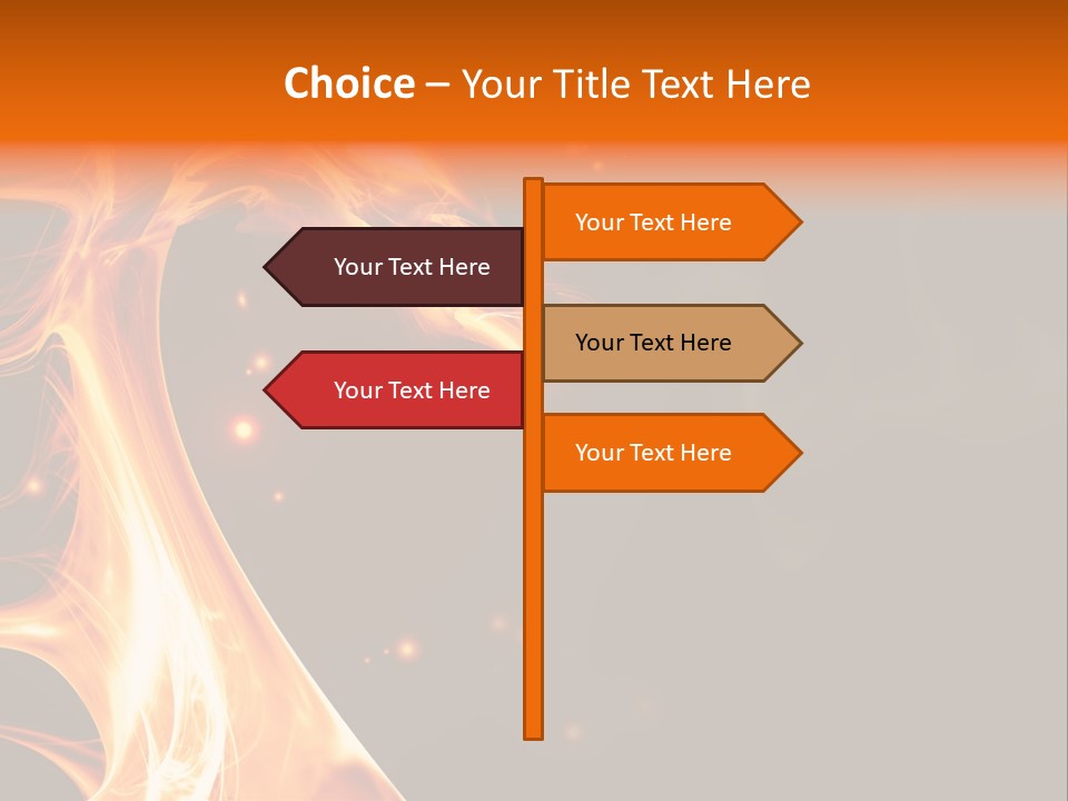 Heat Magic Rage PowerPoint Template